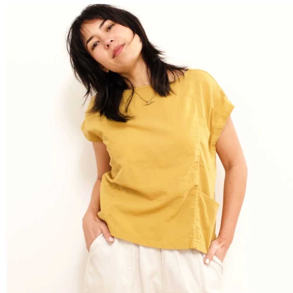 Curator SF Linden Top Ochre